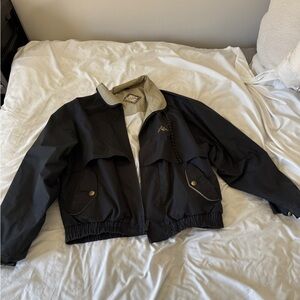 Vintage 90s Gear For Sports Beckett Ridge Jacket Black Windbreaker Lined Large